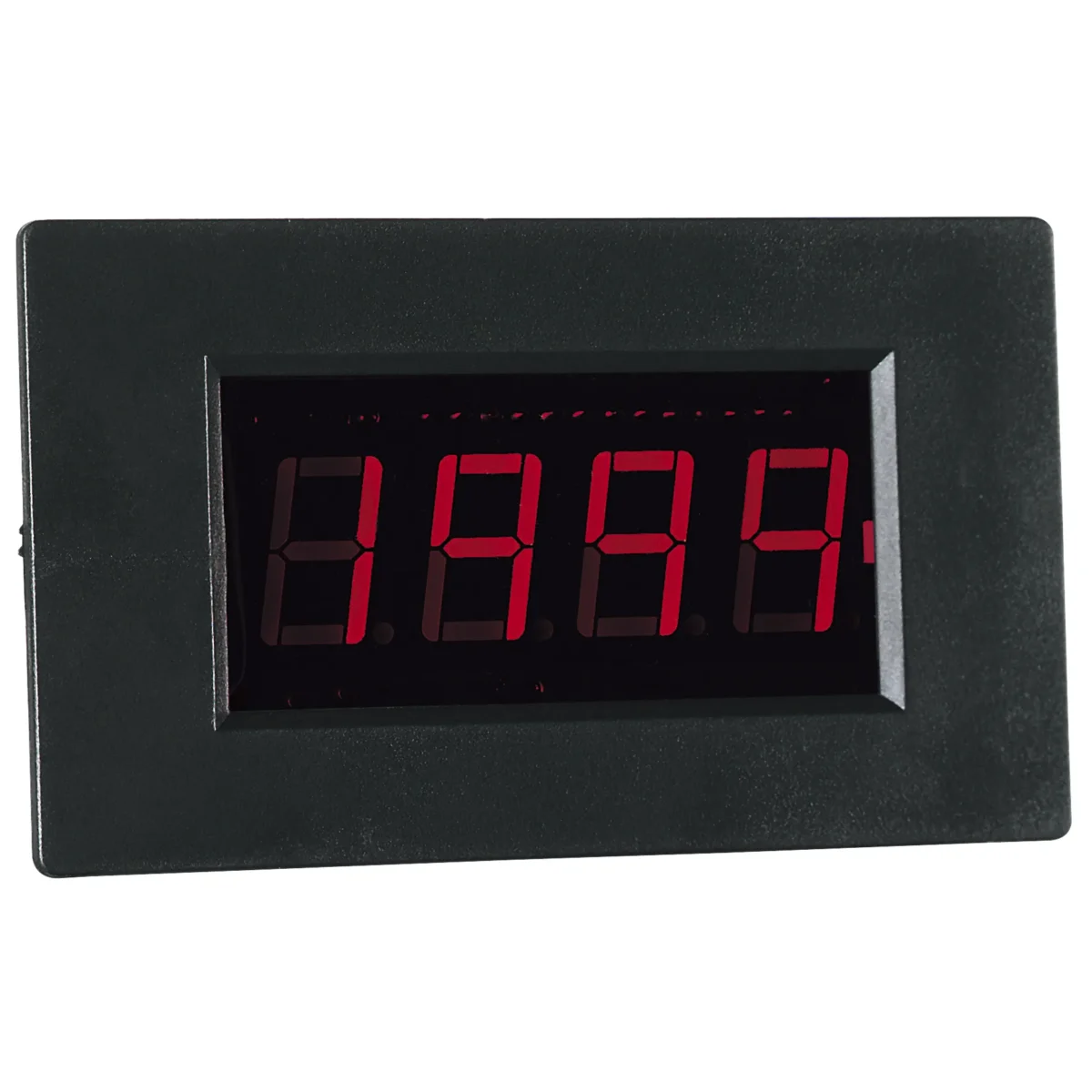 LED Voltmeter-Einbaumodul PeakTech "LDP-235", LCD-Anzeige, Hintergrundbeleuchtung, Rot – Bild 1