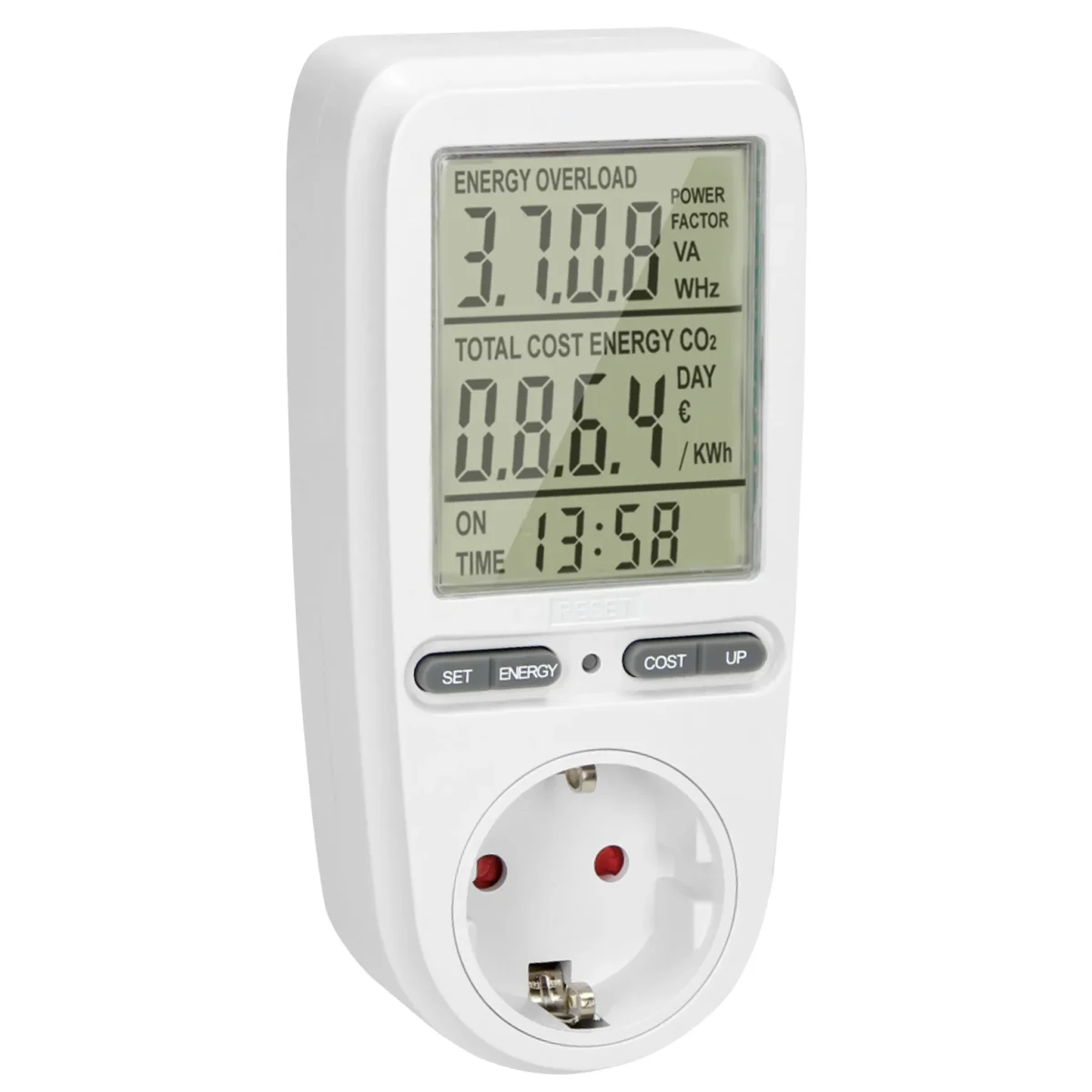 Energiekosten-Messgerät mit LCD-Display, max. 3.680W – Bild 2