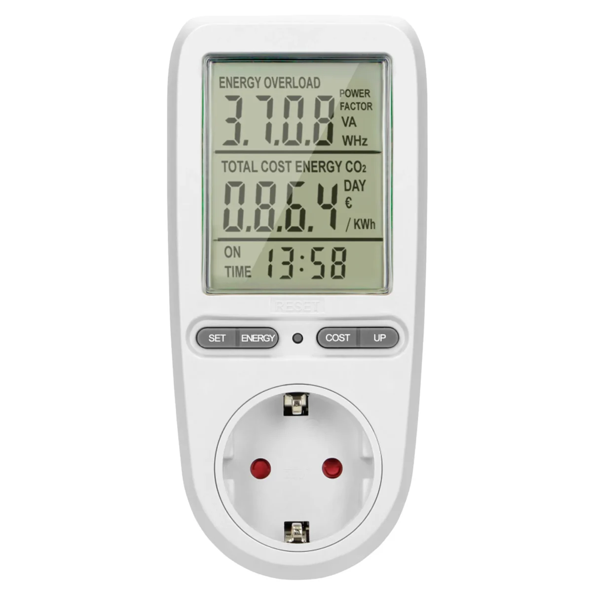 Energiekosten-Messgerät mit LCD-Display, max. 3.680W – Bild 3