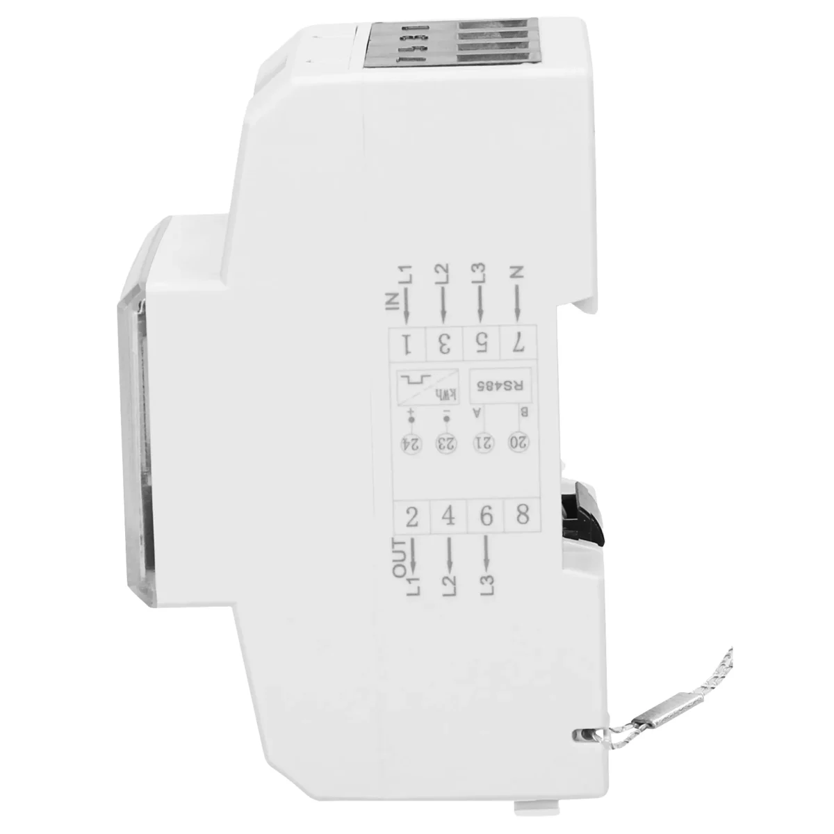 3-phasiger Stromzähler, 80A, RS-485-Anschluss, 4,5 Module, DIN TH-35mm – Bild 3