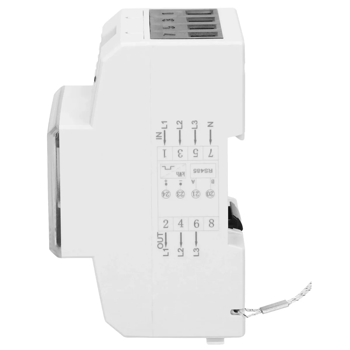 3-phasiger Stromzähler, 80A, RS-485-Anschluss, MID, 4,5 Module, DIN TH-35mm – Bild 3