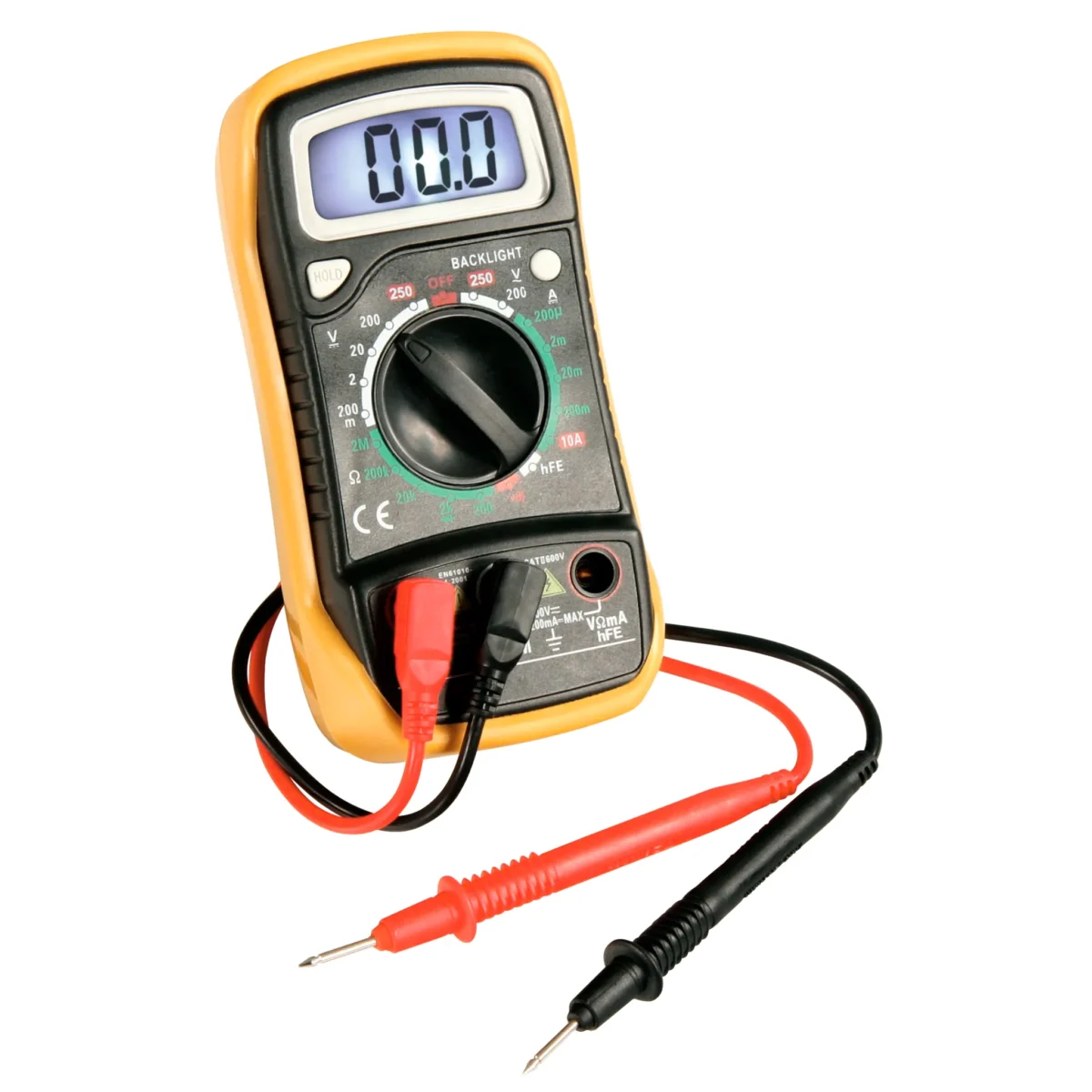 Digitalmultimeter McPower "M-730L", DataHold-Funktion, Beleuchtung – Bild 2