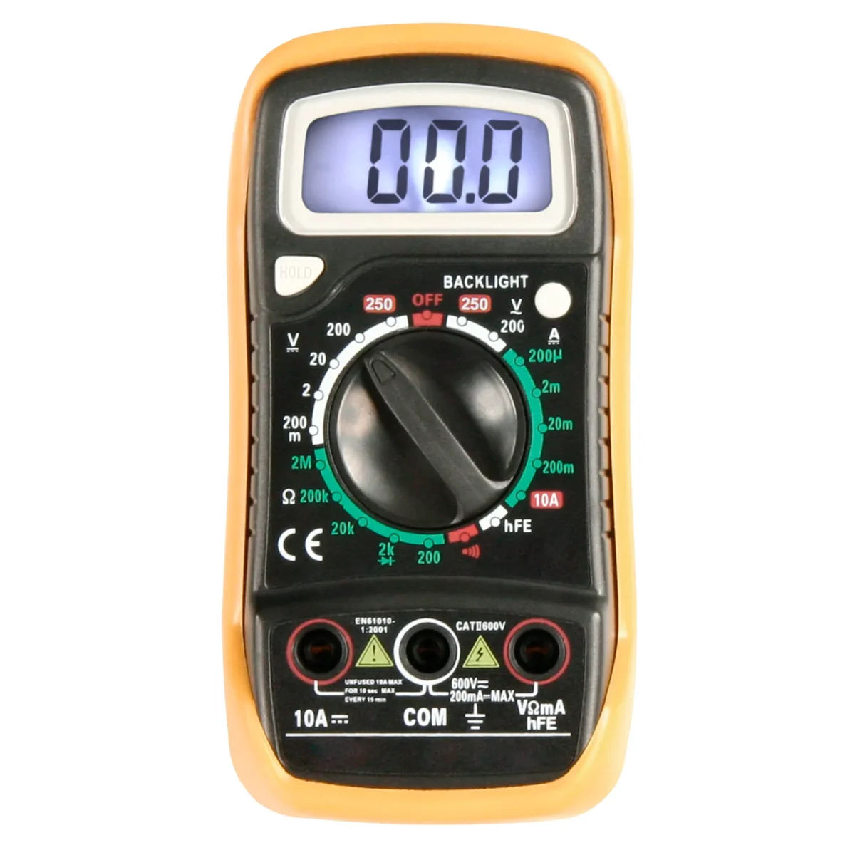 Digitalmultimeter McPower "M-730L", DataHold-Funktion, Beleuchtung – Bild 3