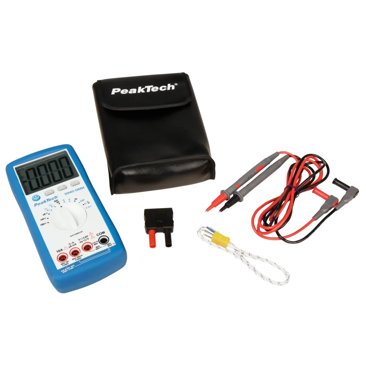 Digital-Multimeter PeakTech "P3340", 4000 Counts, 600V AC/DC, 10A AC/DC, Auto-Range – Bild 3