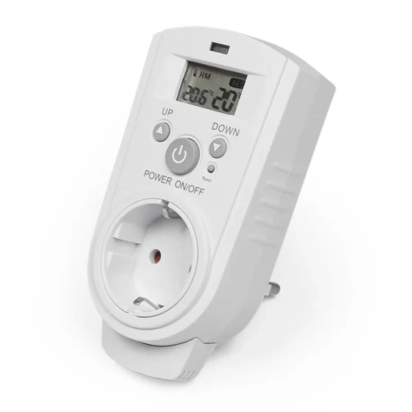 Steckdosen-Thermostat McPower "TCU-530", 5-30 °C, max. 3680W, 230V, Display