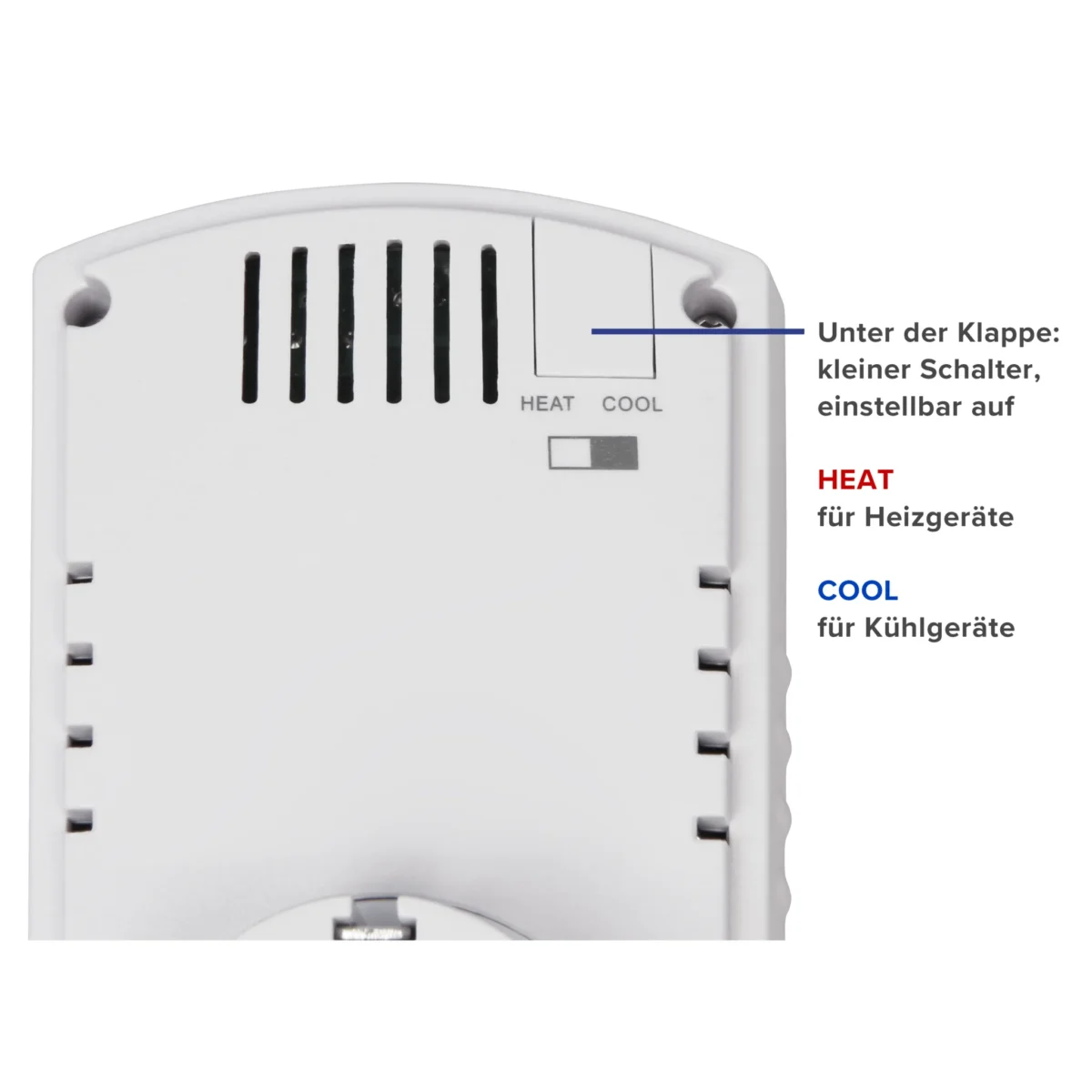 Steckdosen-Thermostat McPower "TCU-440" 5-30°C, 3500W, 230V, Kabel + Außenfühler – Bild 5