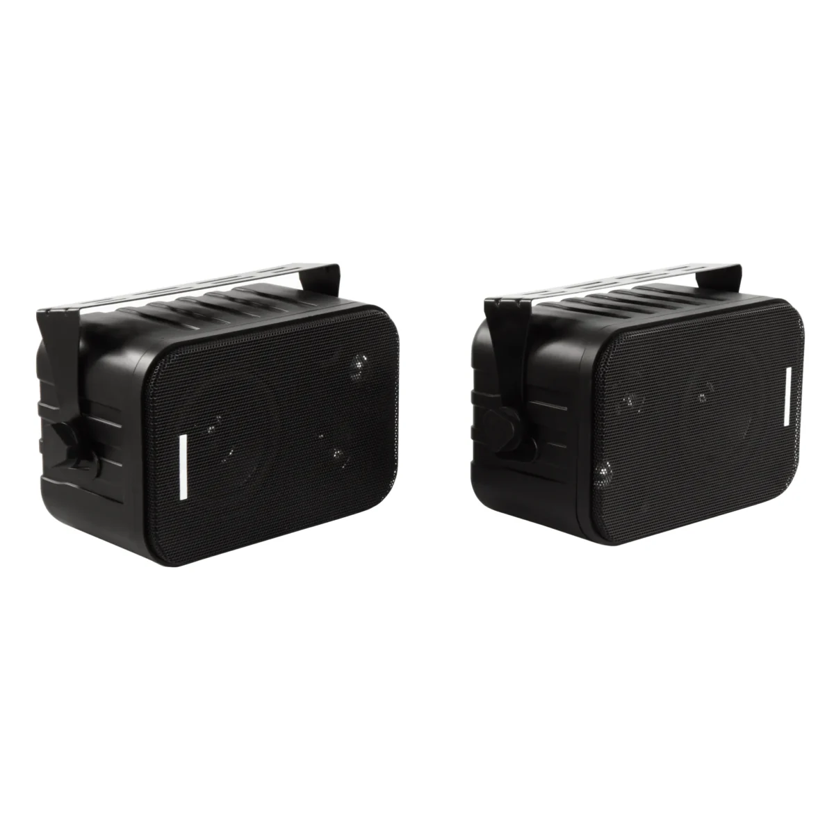 Mini 3- Wege Lautsprecher, Paar, schwarz, 2x60W, 80Hz - 20kHz, 8 Ohm – Bild 2