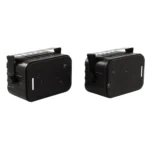 Mini 3- Wege Lautsprecher, Paar, schwarz, 2x60W, 80Hz - 20kHz, 8 Ohm – Bild 2