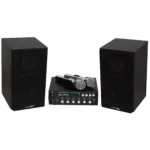 Karaoke-Set LTC "STAR4-MKII" USB/SD, Bluetooth, inkl. zwei Mikrofone und Boxen – Bild 2