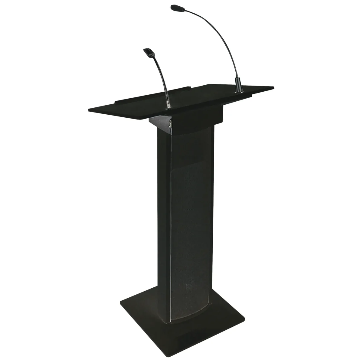 Aktives Konferenz-Rednerpult BST "AMC73-B" 90W, 4 Lautsprecher, 2 UHF-Mikros – Bild 2
