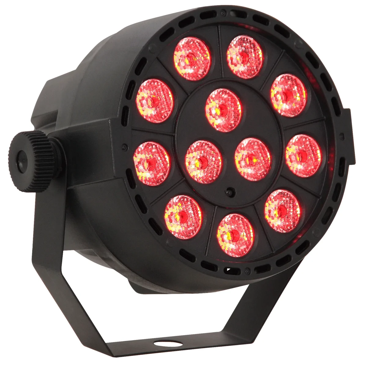 LED-Lichteffekt IBIZA "PAR-MINI-RGB3" 12x 3W RGB LED, Musiksteuerung, DMX – Bild 2