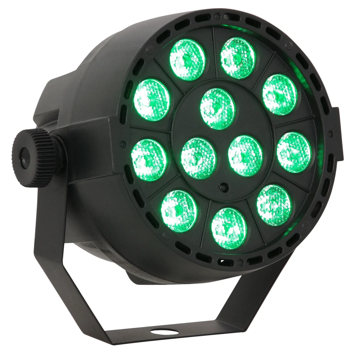 LED-Lichteffekt IBIZA "PAR-MINI-RGB3" 12x 3W RGB LED, Musiksteuerung, DMX – Bild 3