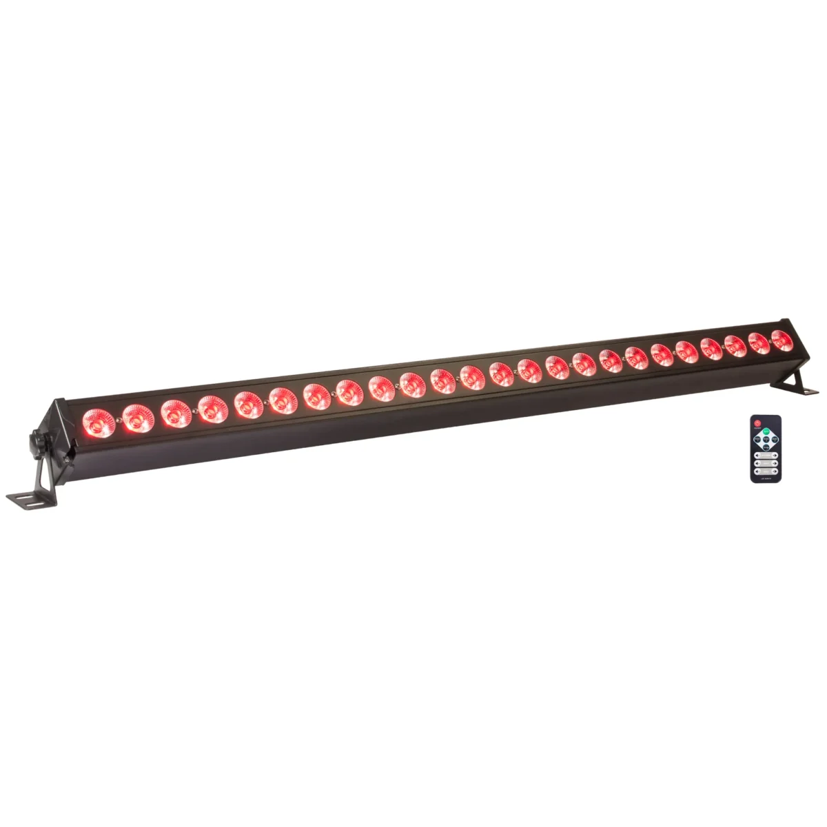LED-Lichtleiste IBIZA "LEDBAR24-RC" 24x 4W RGB+W LEDs, DMX, Fernbedienung – Bild 2
