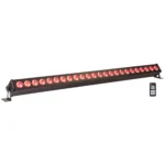 LED-Lichtleiste IBIZA "LEDBAR24-RC" 24x 4W RGB+W LEDs, DMX, Fernbedienung – Bild 2