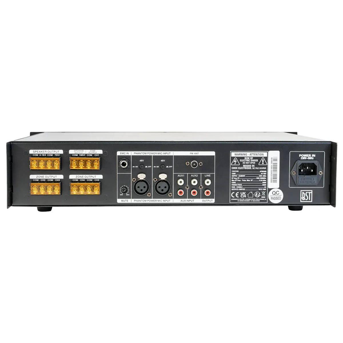 5-Zonen-Mischverstärker "APM2826" mit USB, Bluetooth, UKW Radio& Fernbedienung – Bild 3