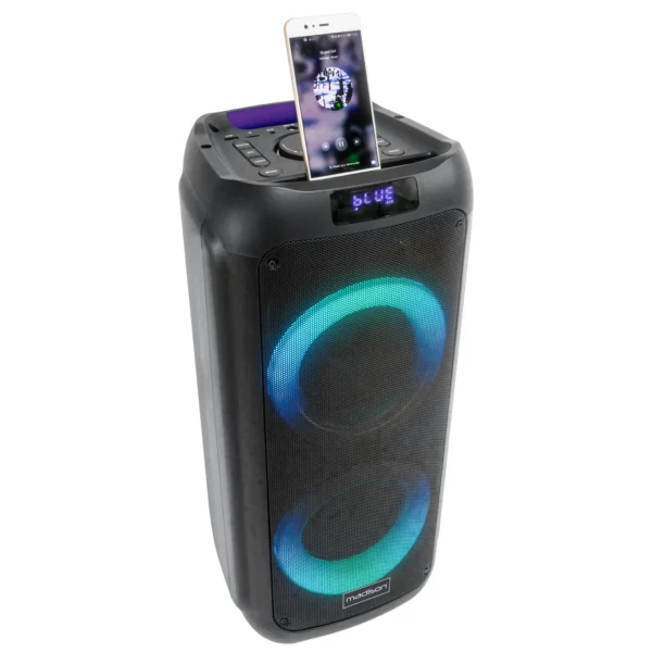 Mobile Beschallungsanlage "MAD-ASTRAL300", mit Lichteffekt, Bluetooth, AUX, USB