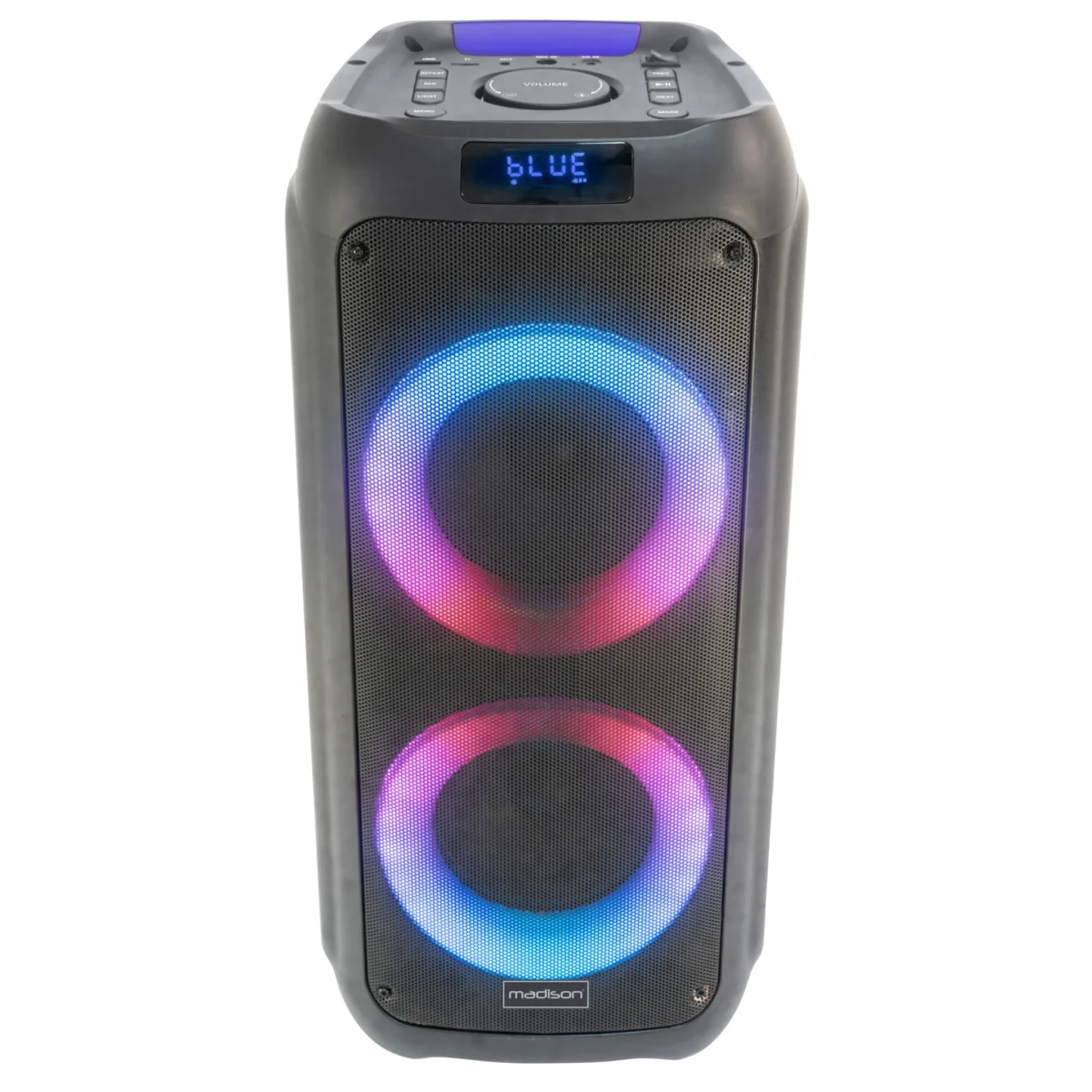 Mobile Beschallungsanlage "MAD-ASTRAL300", mit Lichteffekt, Bluetooth, AUX, USB – Bild 3