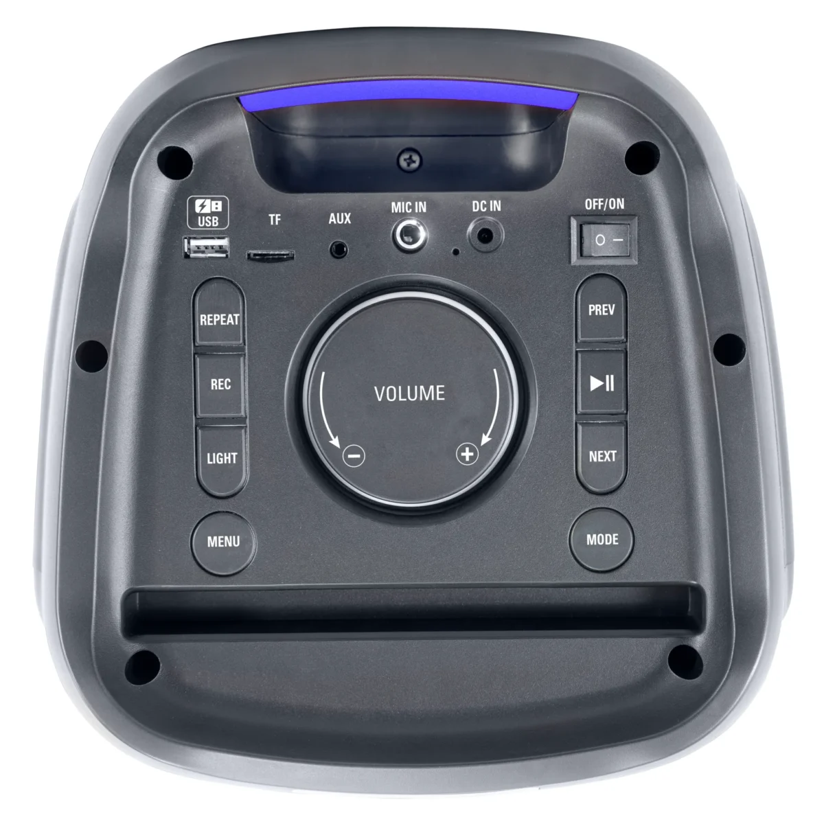 Mobile Beschallungsanlage "MAD-ASTRAL300", mit Lichteffekt, Bluetooth, AUX, USB – Bild 4