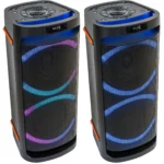 Mobile Beschallungsanlage "LOUNGE28",mit Lichteffekt, Bluetooth, USB, microSD – Bild 2