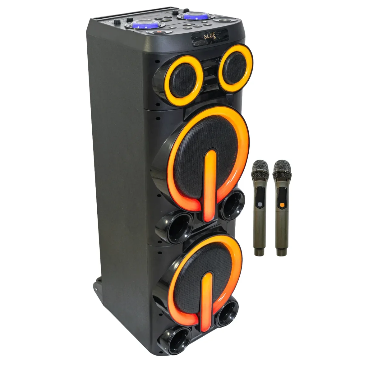 Mobile Beschallungsanlage IBIZA "BOMBMASTER" 1000W,  Bluetooth – Bild 3