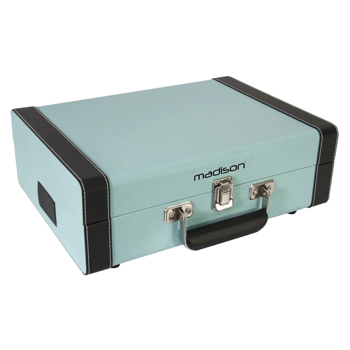 Nostalgie Schallplattenkoffer MADISON "MAD-RETROCASE-BLU", Bluetooth, USB, blau – Bild 5