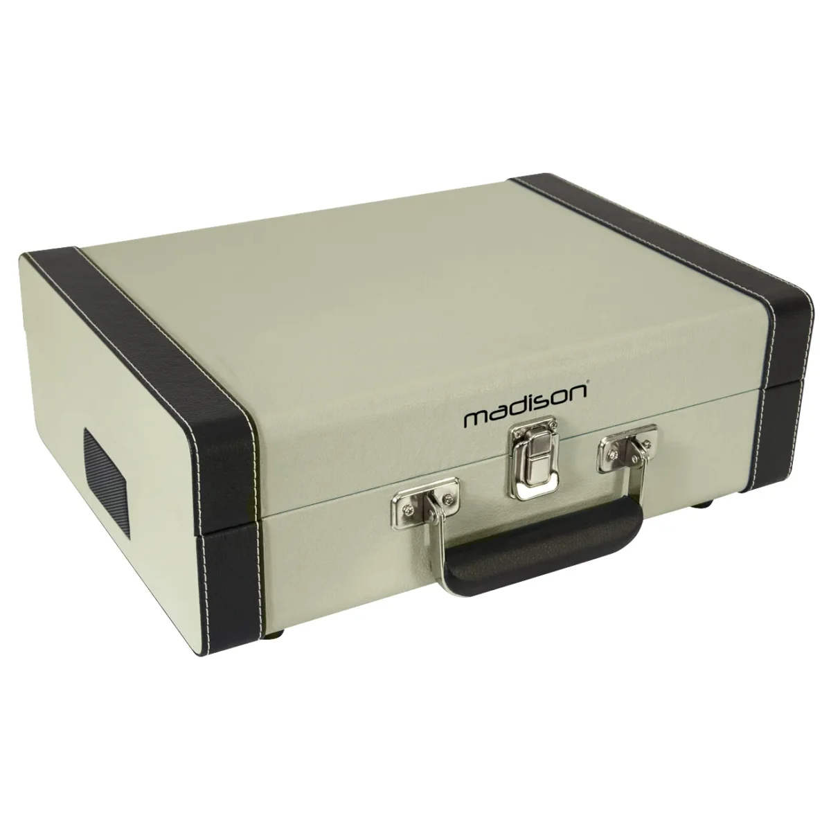 Nostalgie Schallplattenkoffer MADISON "MAD-RETROCASE-CR", Bluetooth, USB, creme – Bild 5