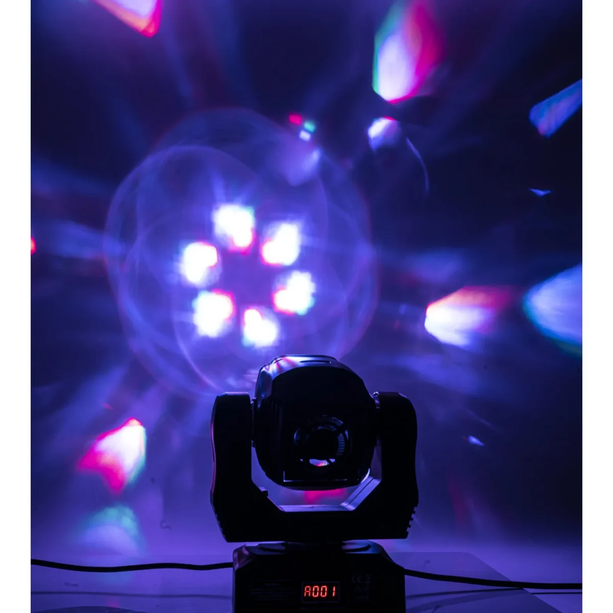 LED-Wash-Effekt-Moving-Head IBIZA "ROLLING-EYE" 6x 12W 4-in-1 CREE LEDs, 120W – Bild 5