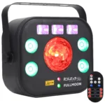 5-in-1 DMX-Lichteffekt IBIZA "FULLMOON" mit Wash, UV, RG Laser, Strobe & Astro