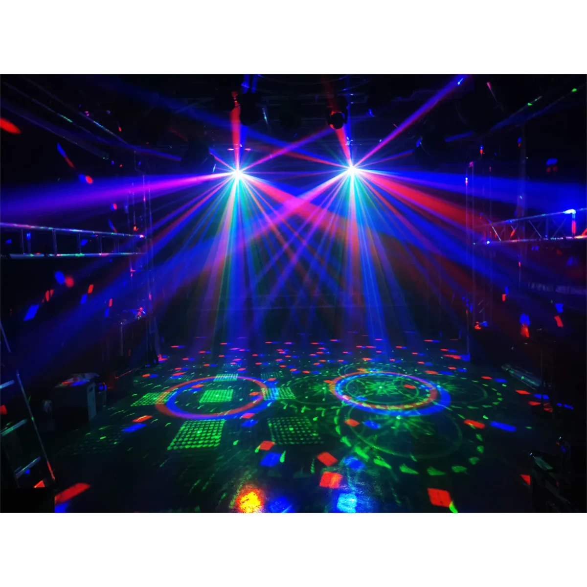 5-in-1 DMX-Lichteffekt IBIZA "FULLMOON" mit Wash, UV, RG Laser, Strobe & Astro – Bild 5