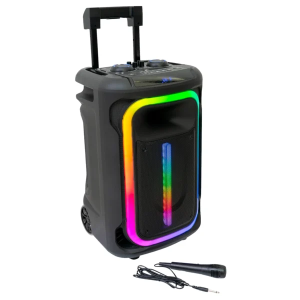 Mobile Beschallungsanlage "MOBILE800", 800W, Bluetooth, Lichteffekte
