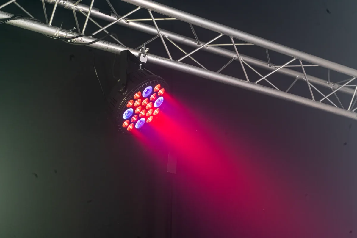 Licht Effekt IBIZA "BIGPAR" inkl. Fernbedienung, 120W, 250x85mm – Bild 3
