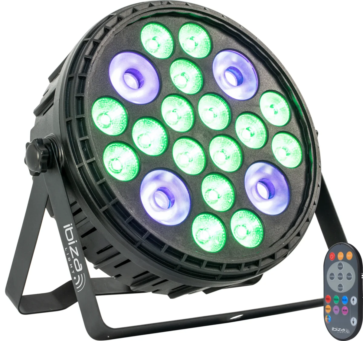 Licht Effekt IBIZA "BIGPAR" inkl. Fernbedienung, 120W, 250x85mm, UV LEDs – Bild 1