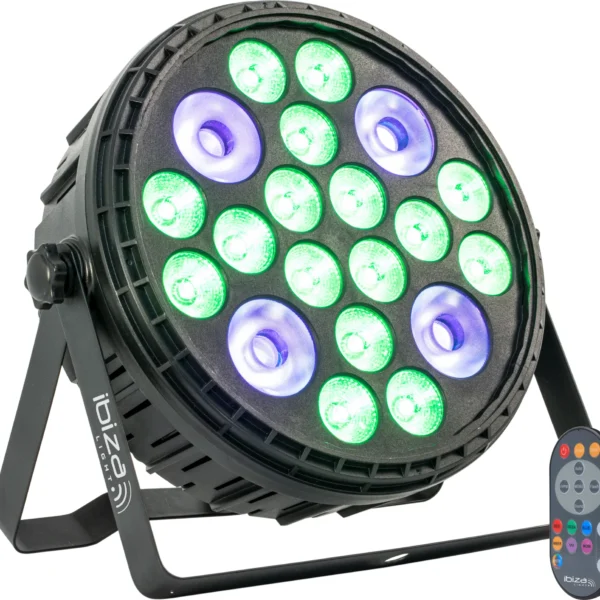 Licht Effekt IBIZA "BIGPAR" inkl. Fernbedienung, 120W, 250x85mm, UV LEDs