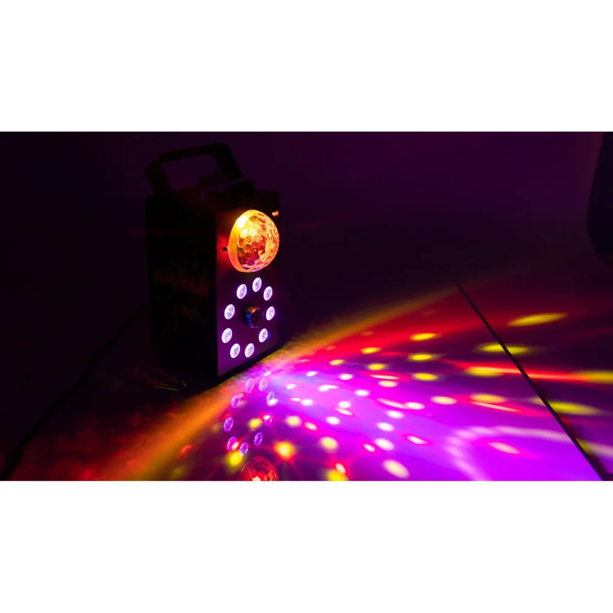 Nebelmaschine mit Lichteffekten IBIZA "FOGGY-ASTRO" 700W, inkl. Fernbedienung – Bild 3