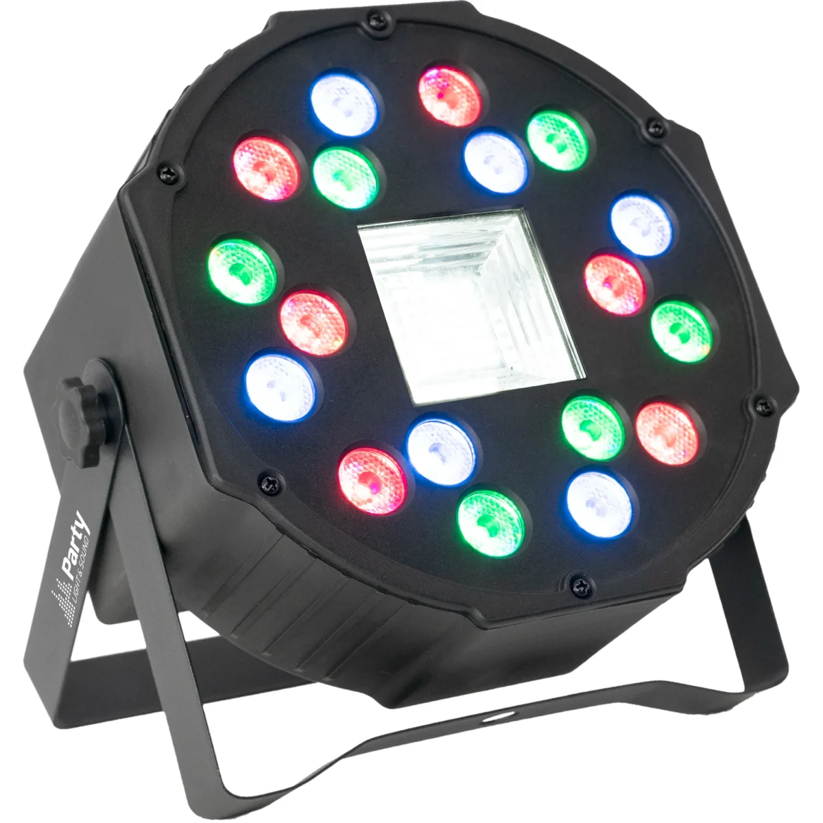 Licht Effekt  "PARTY-PAR-STROBE" 120W, 250x85mm, RGB mit Stroboskop-Effekt – Bild 1