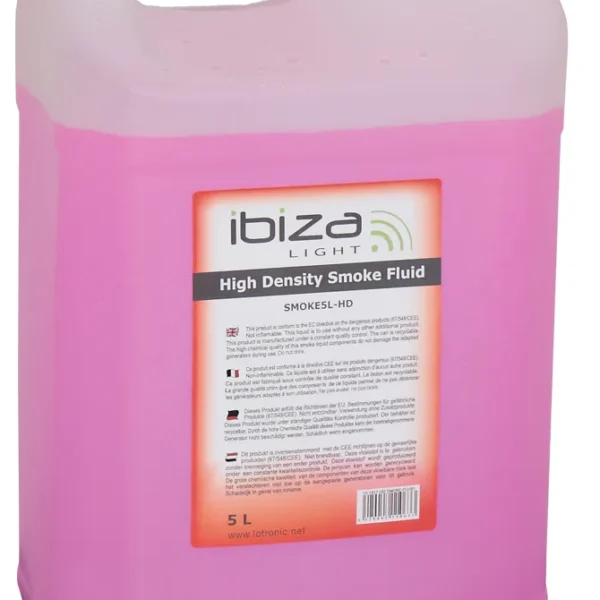 Nebelfluid IBIZA "SMOKE5L-HD" Wasserbasis, 5 Liter, extra dicht, ohne Rückstände