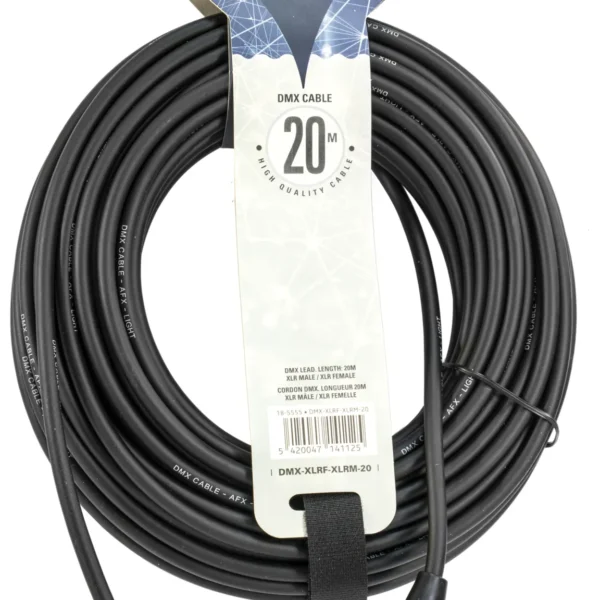 DMX Kabel "DMX-XLRF-XLRM-20" DMX Kabel Stecker/ Buchse, 20m