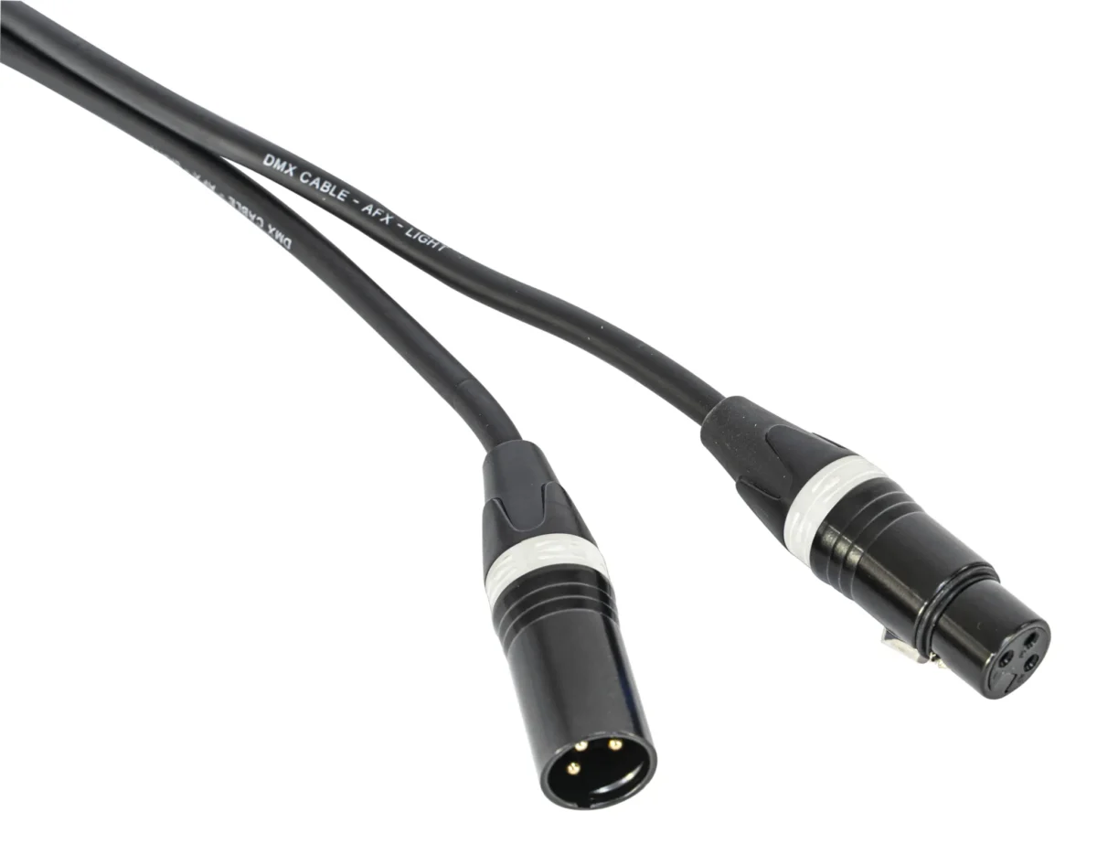 DMX Kabel "DMX-XLRF-XLRM-20" DMX Kabel Stecker/ Buchse, 20m – Bild 2