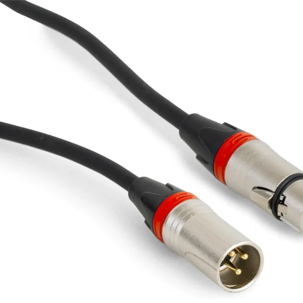 Hochwertiges Audiokabel BST "SOUND-XLRM-XLRF-10" 10m, XLR Stecker u. Buchse