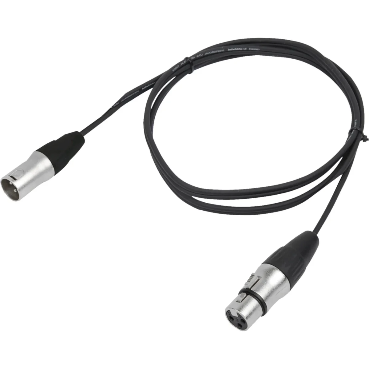 Hochwertiges Mikrofonkabel BST "XLRM/XLRF-10" 10m, XLR Stecker u. Buchse – Bild 1