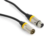 Hochwertiges Audiokabel BST "SOUND-XLRM-XLRF-5" 5m, XLR Stecker u. Buchse