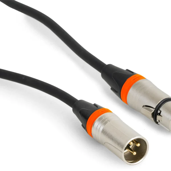 Hochwertiges Audiokabel BST "SOUND-XLRM-XLRF-3" 3m, XLR Stecker u. Buchse