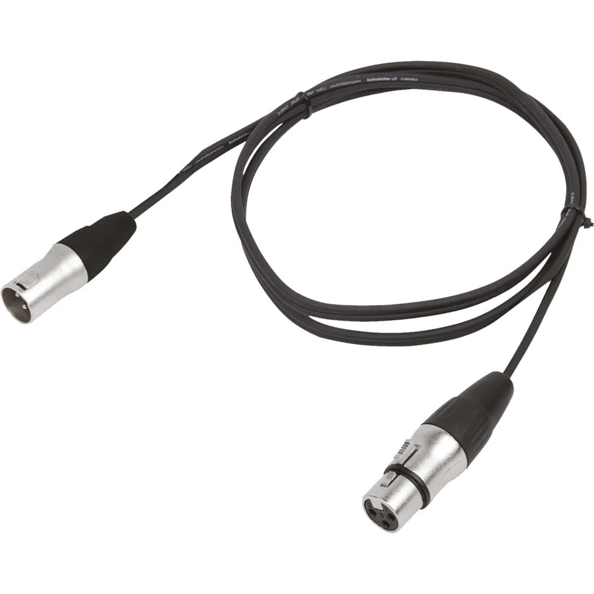 Hochwertiges Mikrofonkabel BST XLRM/XLRF-5" 5m,1x XLR Buchse/ Stecker – Bild 1