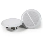 Decken- und Wandaußenlautsprecher HOLLYWOOD "WL-15", Ø 148mm, 80 Watt, weiß, Paar