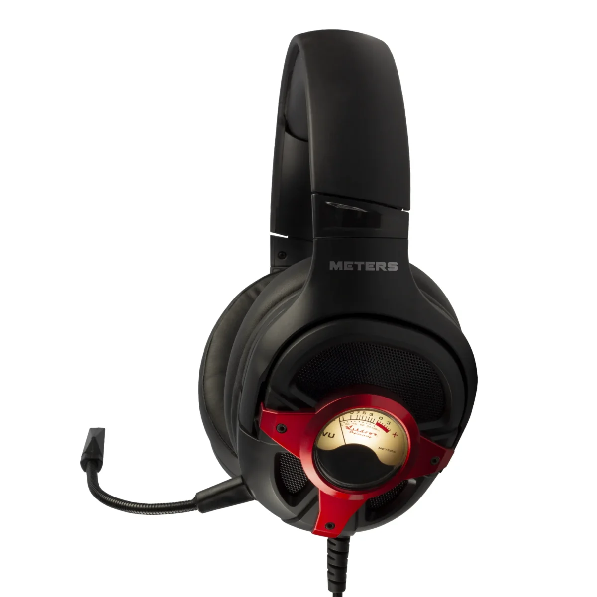 Gaming Kopfhörer Meters Level-UP, 7.1 virtual Surround, rot – Bild 1