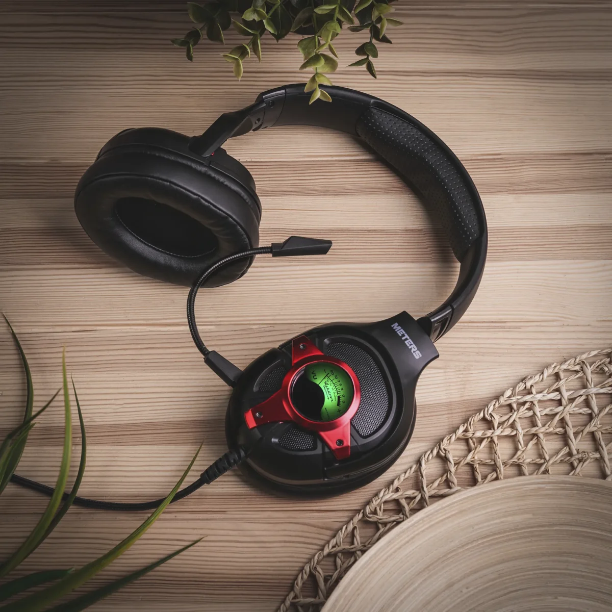 Gaming Kopfhörer Meters Level-UP, 7.1 virtual Surround, rot – Bild 5
