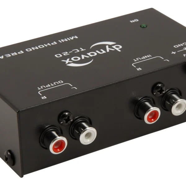 Phonovorverstärker TC-20 dynavox, schwarz,
