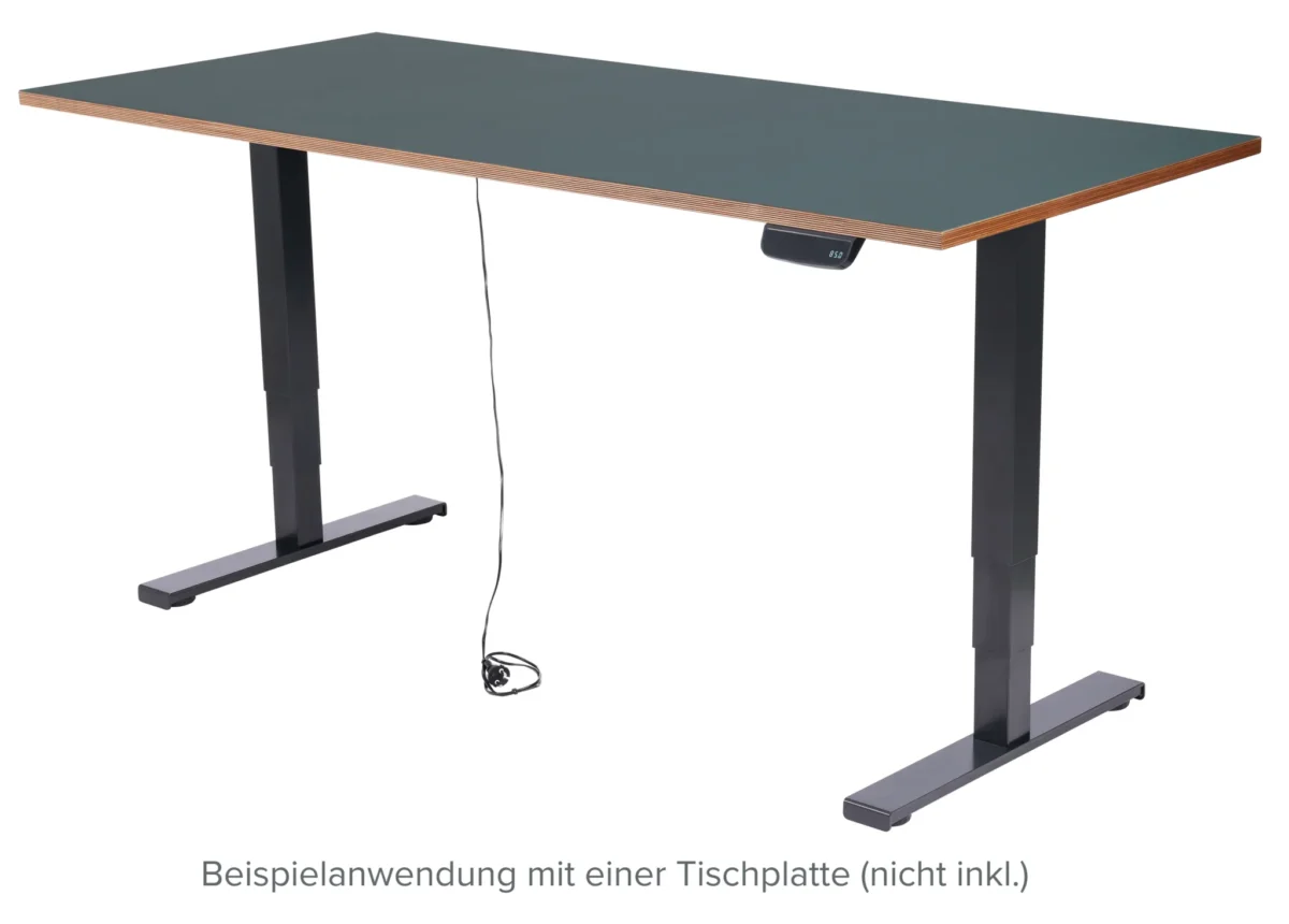 Tischgestell imstande "business-b" max. 125kg, Breite 100-170cm, Höhe 62-128cm – Bild 4