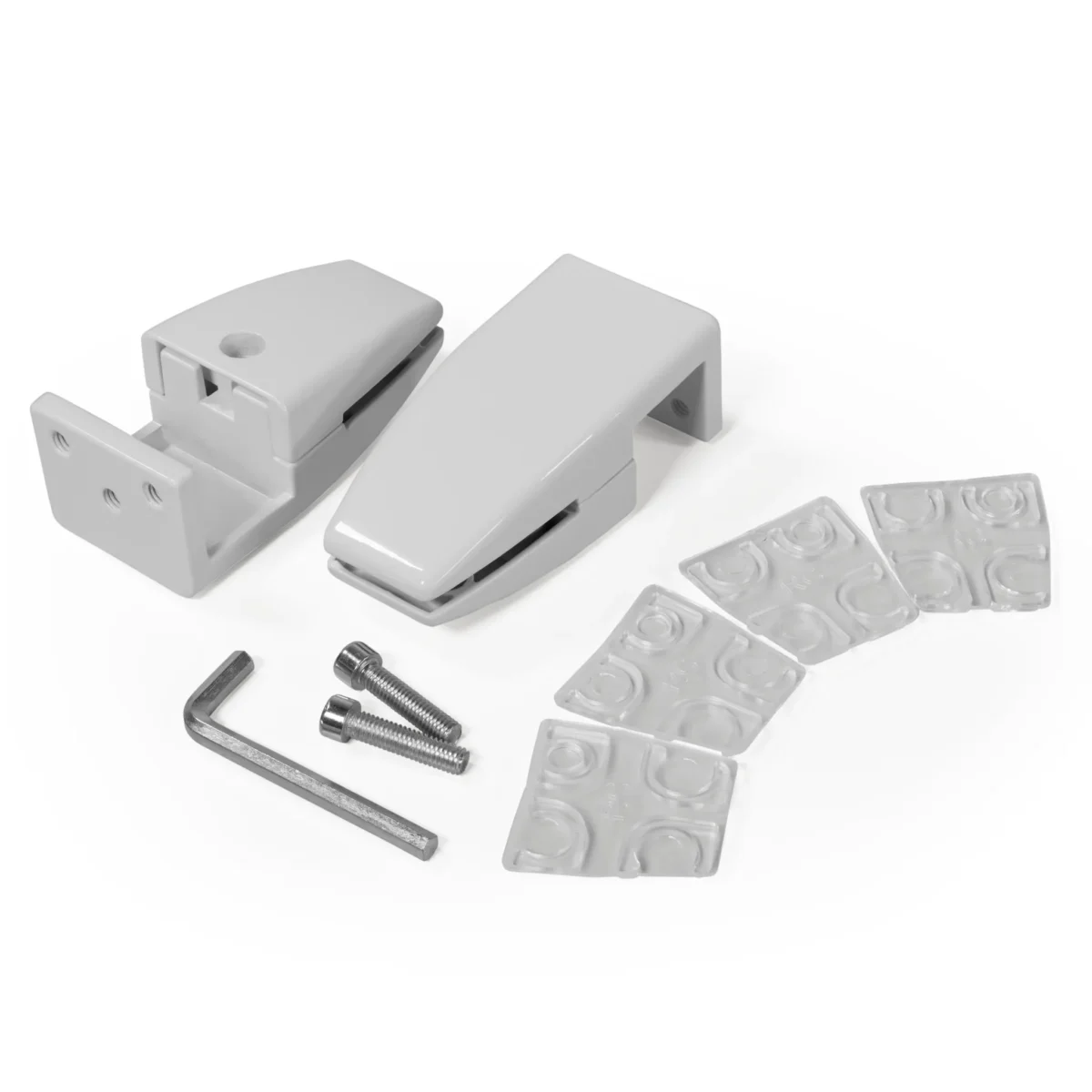 Clip für Trennwand imstande, weiß, 2er-Pack – Bild 1