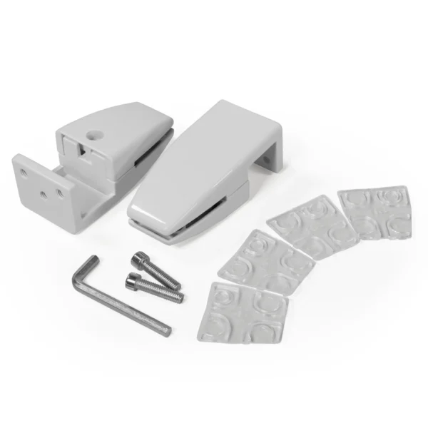 Clip für Trennwand imstande, weiß, 2er-Pack